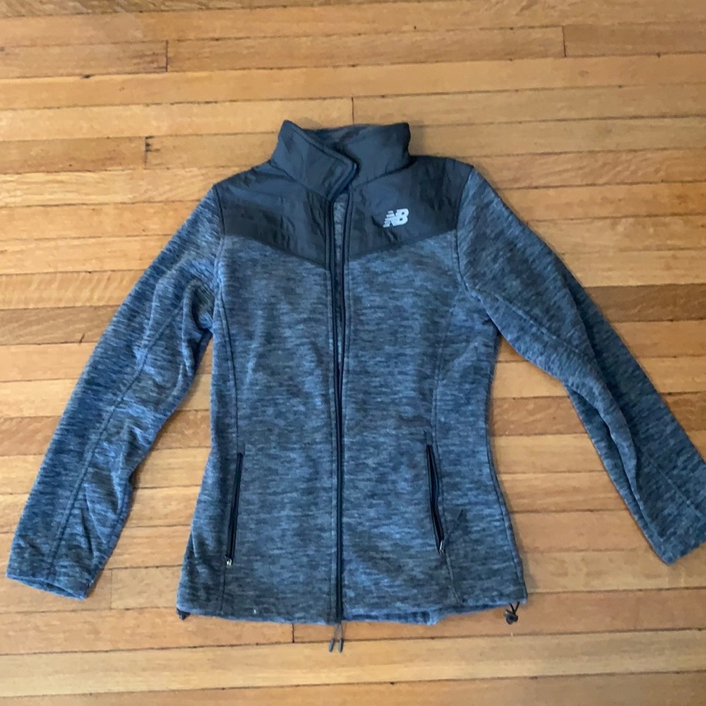 Gray new balance zip up- new without tags